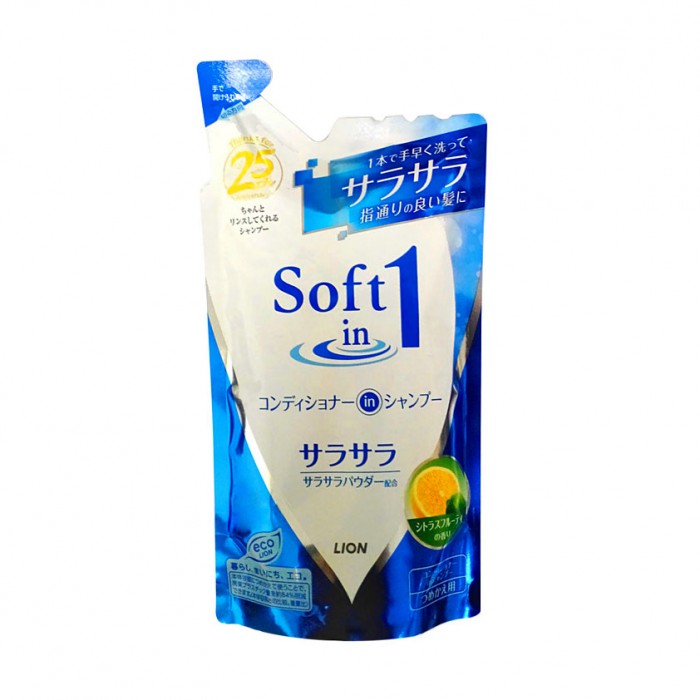 

Lion Шампунь-кондиционер Soft in 1 - сияние и гладкость 2 в 1 380 мл