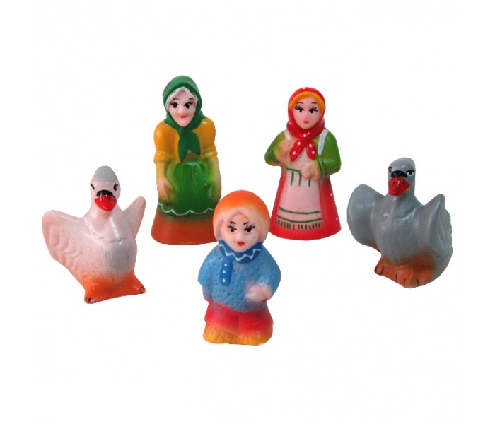 

Воронежская игрушка Набор игрушек для ванны Гуси-лебеди