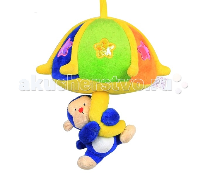 

Подвесная игрушка Кот Муар Музыкальная подвеска Свет Обезьянка