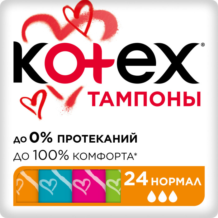 

Kotex Тампоны Ultra Sorb Normal 24 шт.