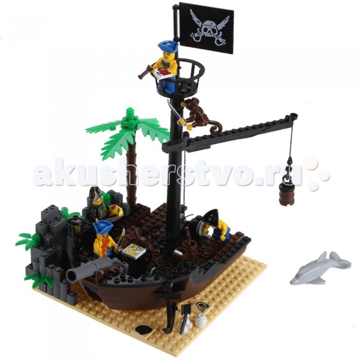 

Конструктор Enlighten Brick Корабль 306 178 деталей