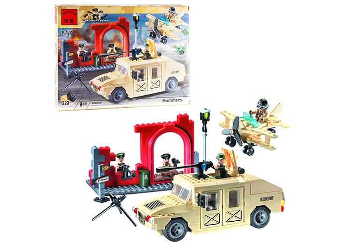 

Конструктор Enlighten Brick Машинка 817 323 детали