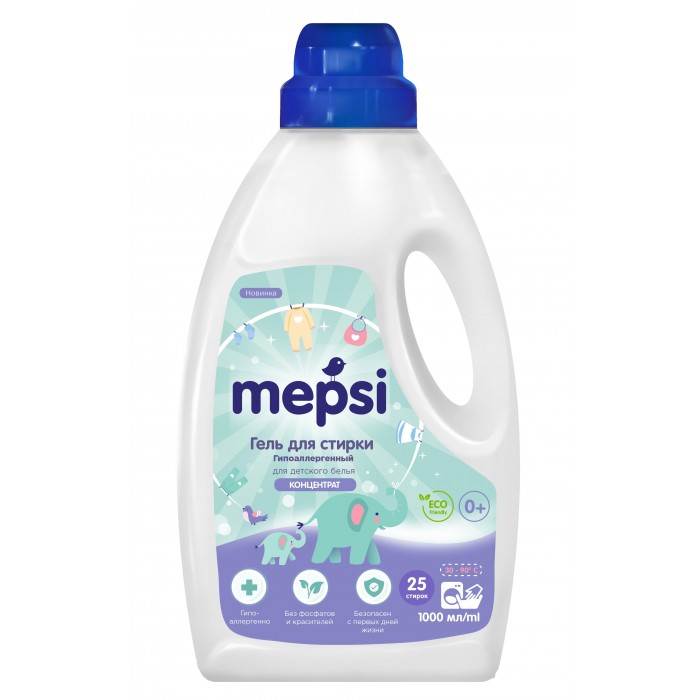 

Mepsi Гель для стирки детского белья 1 л