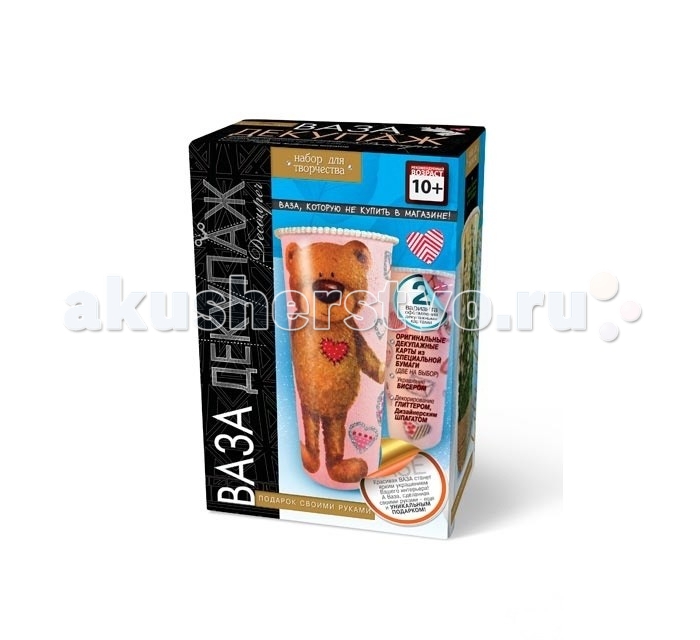 

Danko Toys Набор для творчества Ваза-Декупаж Ваза 3