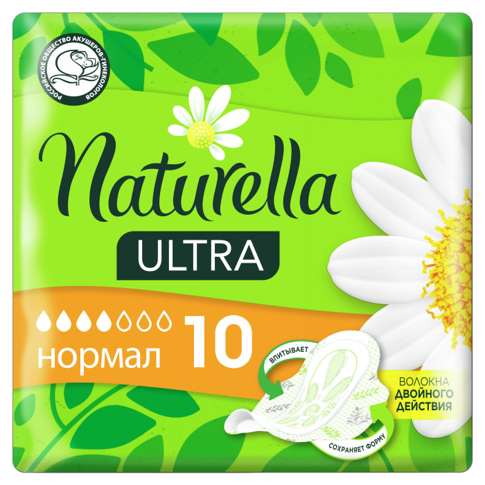 

Naturella Ultra Женские гигиенические прокладки ароматизированные Camomile Normal Single 10 шт.