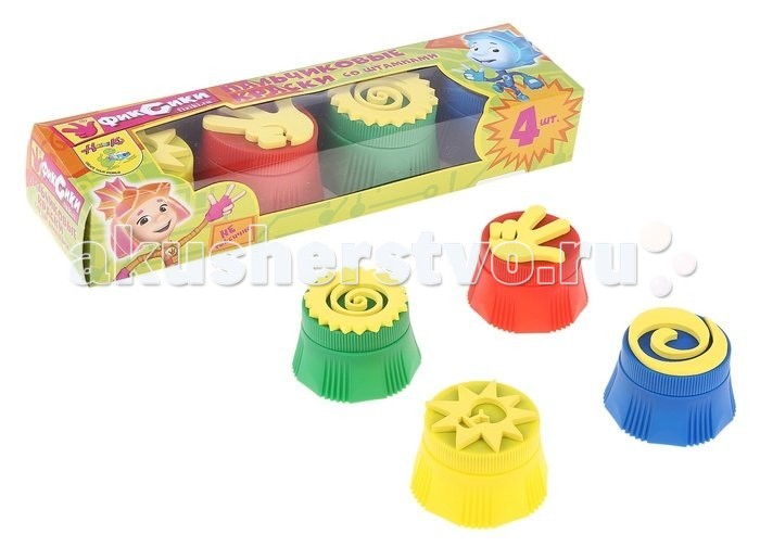 

Genio Kids Набор Пальчиковые краски со штампиками 28х8х6 см