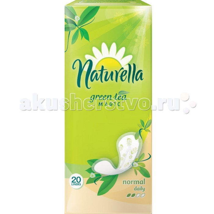 

Naturella Женские гигиенические прокладки на каждый день Green Tea Magic Normal с ароматом зеленого чая Single 20 шт.