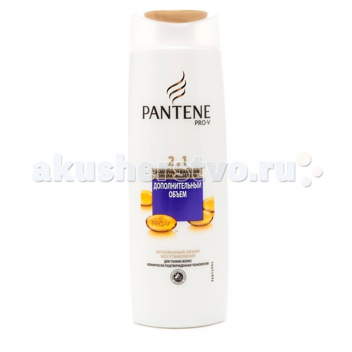 

Pantene Шампунь 2 в 1 Дополнительный объем 400 мл