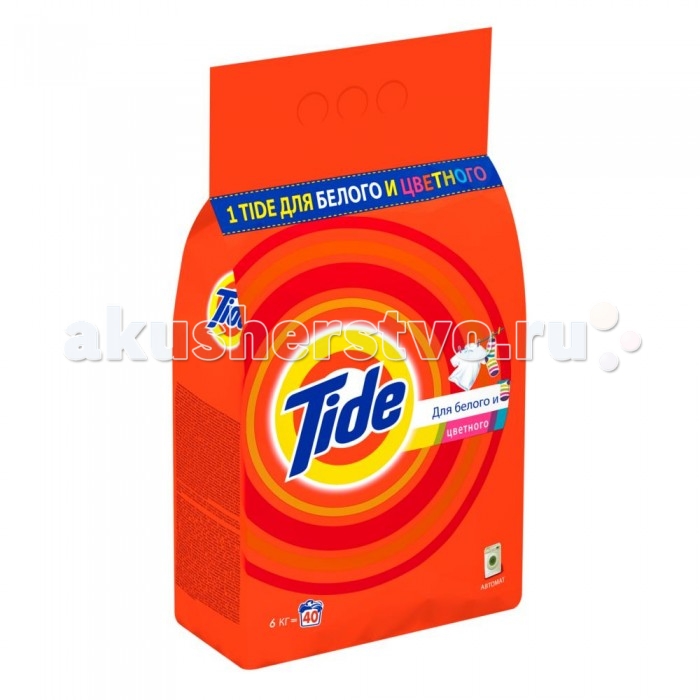 

Tide Порошок Автомат Для белого и цветного 6 кг