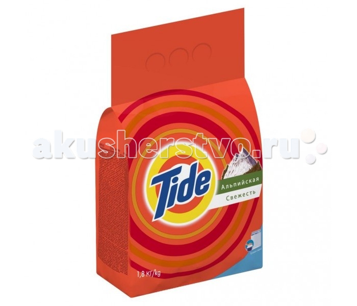 

Tide Порошок для ручной стирки Альпийская Cвежесть 1.8 кг