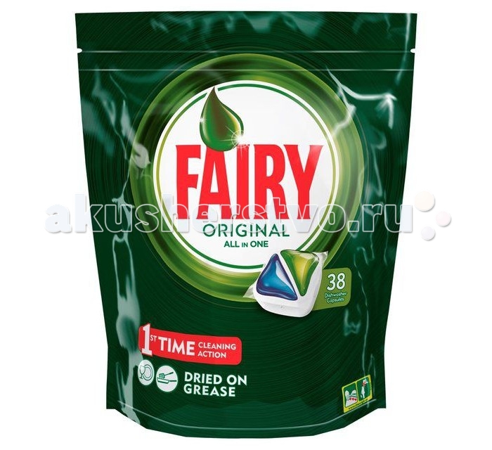 

Fairy P&G Средство для мытья посуды Original All in One 38 капсул