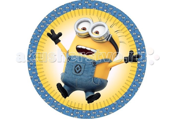 

Росмэн Тарелка Minions 23 см 6 шт.