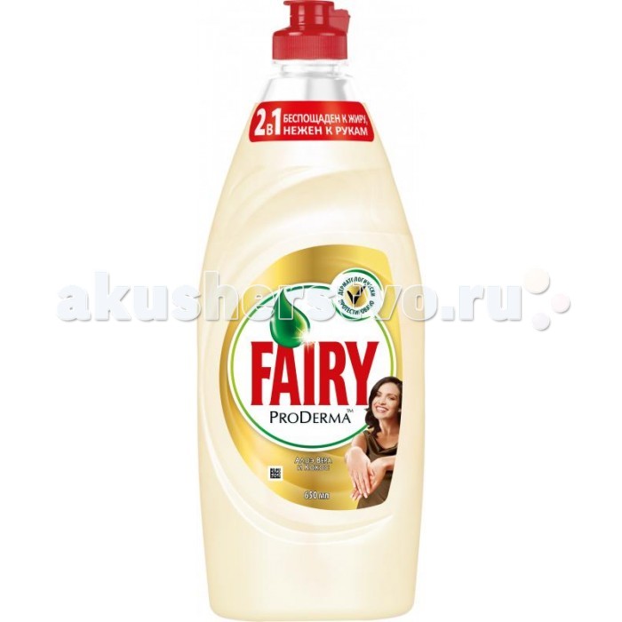 

Fairy P&G ProDerma Средство для мытья посуды Алоэ Вера и Кокос 650 мл