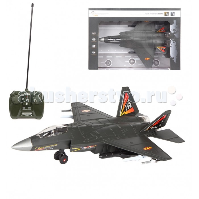 

Игруша Самолёт радиоуправляемый на батарейках i-XJ35