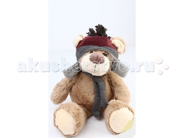 

Мягкая игрушка Leader Kids Медведь в шапке 25 см LK11164-5c