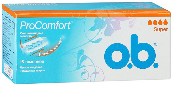 

o.b. Тампоны ProComfort Super 16 шт.