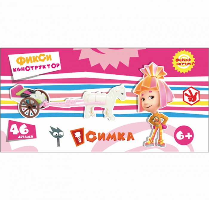 

Конструктор Город игр Фиксики. Симка Игра в ферму 46 деталей