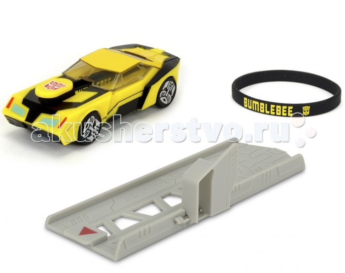 

Dickie Машинка Bumblebee с запуском + браслет 11 см