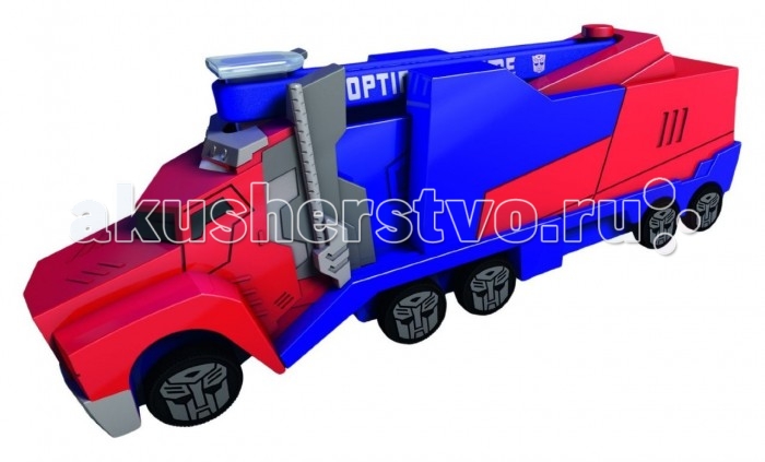 

Dickie Трансформеры Машинка Optimus Prime с запуском + браслет 11 см