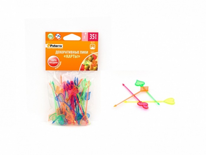 

Paterra Декоративные пики Карты 35 шт.