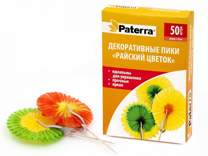 

Paterra Декоративные пики Райский цветок 50 шт.