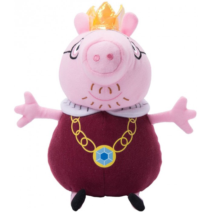 

Мягкая игрушка Peppa Pig Папа Свин король 30 см