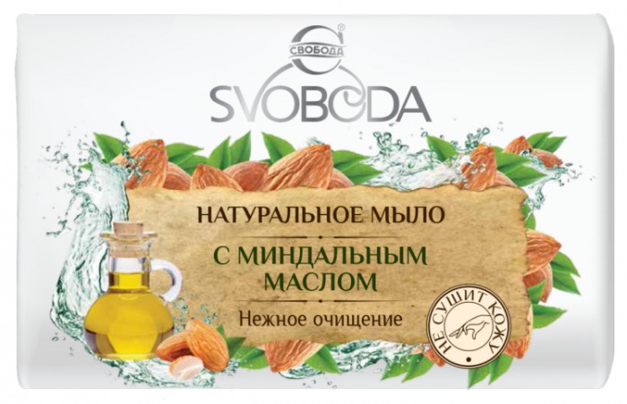 

Свобода Мыло туалетное с Миндальным маслом в обертке 100 г
