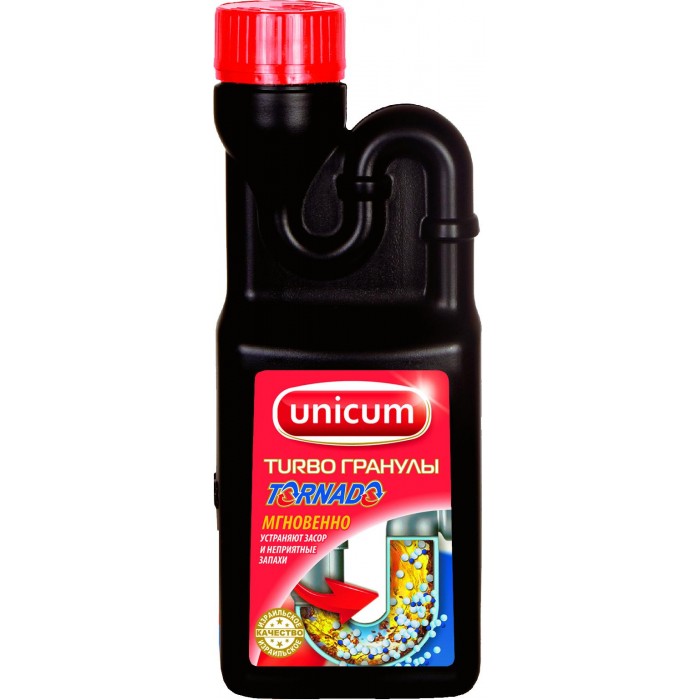 

Unicum Средство для удаления засоров Торнадо 600 мл