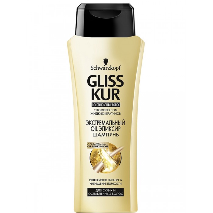 

Gliss Kur Шампунь Экстремальный Oil Эликсир 400 мл