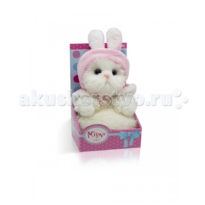

Мягкая игрушка Gulliver Кошечка Мими в костюме зайки 19 см