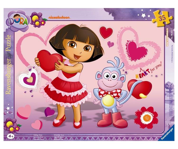 

Ravensburger Пазл Очаровательная Дора 35 элементов