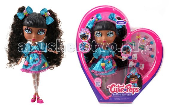 

Jada Cutie Pops Dolls Набор Делюкс Кэнди в голубом с аксессуарами
