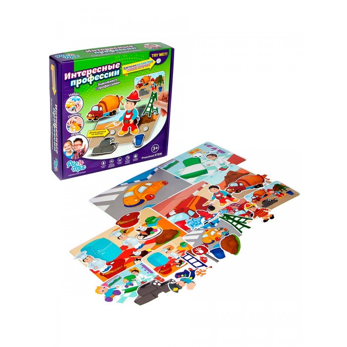 

Развивающая игрушка Pic`n Mix Пазл-липучка Профессии