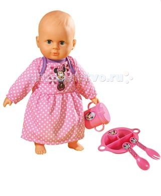 

Simba Пупс New Born Baby Minnie Mouse с аксессуарами для кормления 30 см