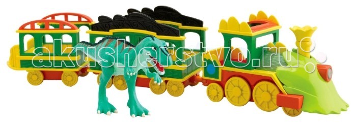 

Tomy Набор Поезд Динозавров Лаура с вагончиками