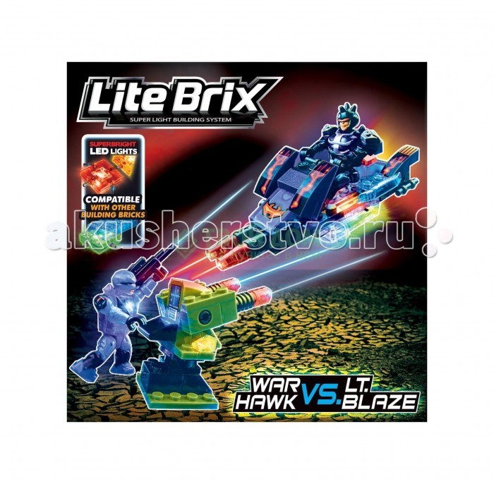 

Конструктор Lite Brix Военный транспорт и фигурка 72 детали