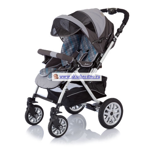 Прогулочная коляска Jetem Castle S-803W - Grey Check