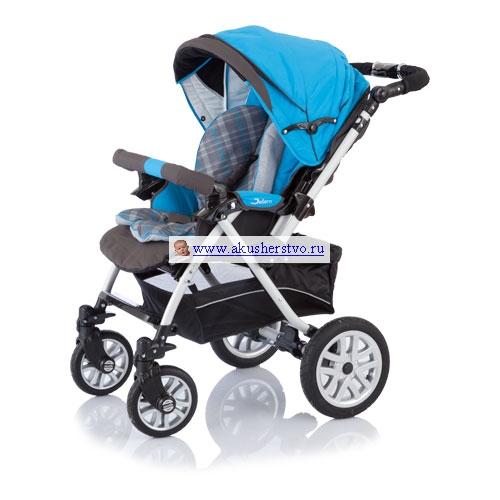 Прогулочная коляска Jetem Castle S-803W — Blue Check
