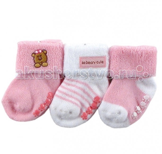 

Luvable Friends Носочки Лапки 3 пары 67-78 см