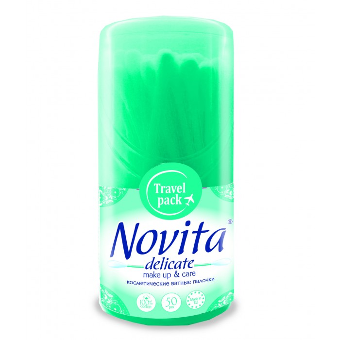 

Novita  Косметические ватные палочки 50 шт.