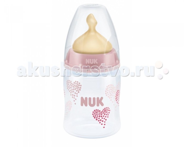 

Бутылочка Nuk First Choice Plus пластик 150 мл латексная соска М