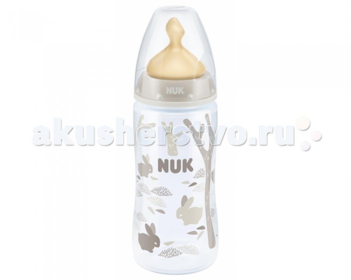 

Бутылочка Nuk First Choice Plus пластик 300 мл латексная соска М