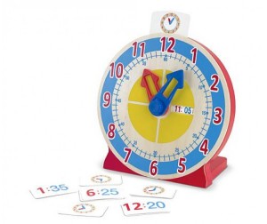 Деревянная игрушка Melissa & Doug Первые навыки Часы с карточками-заданиями 2014