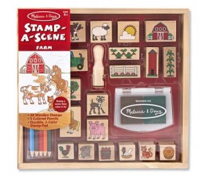  Melissa & Doug Набор печатей ферма