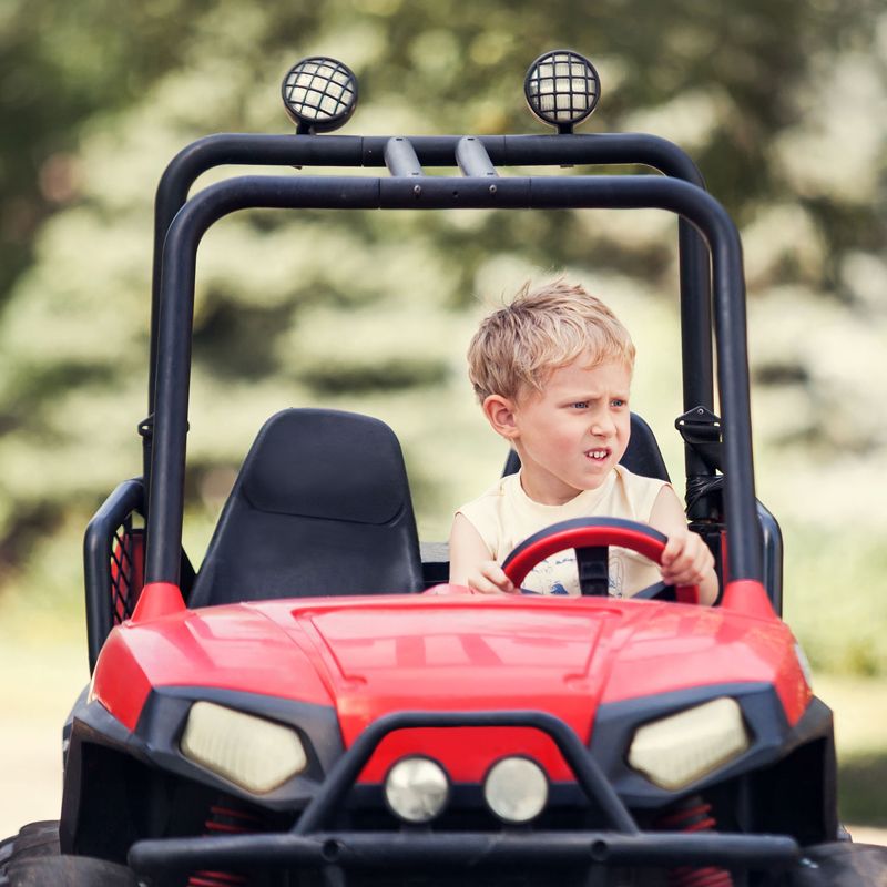 Drive boy. Baby Driving tractor.